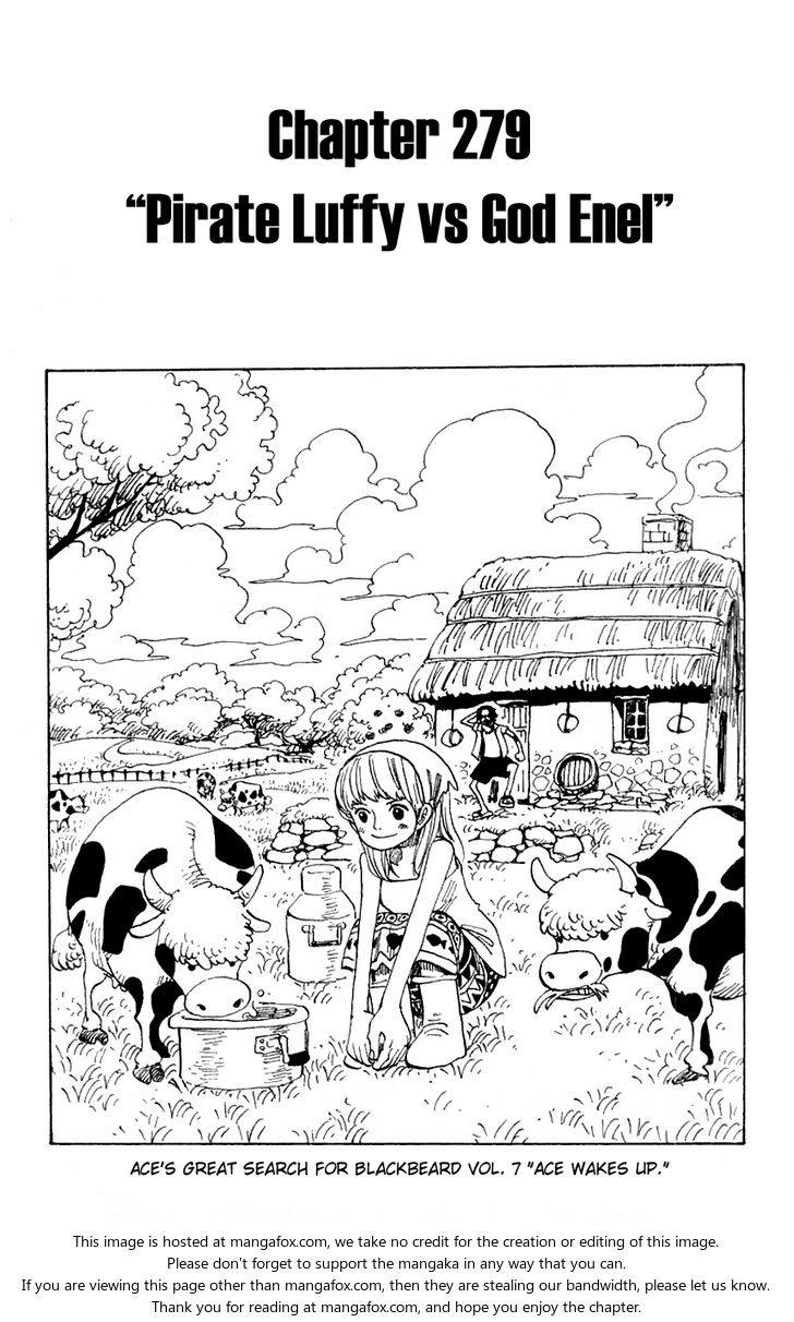One Piece Vol.30 Chapter 279 page 1