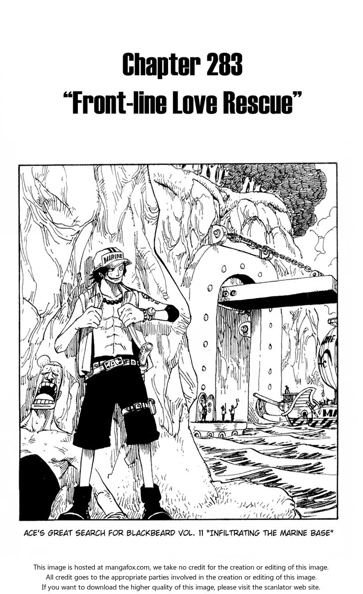 One Piece Vol.30 Chapter 283 page 1
