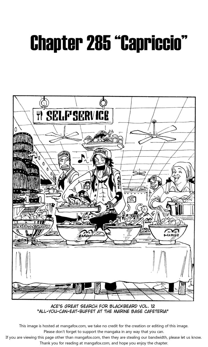 One Piece Vol.30 Chapter 285 page 1