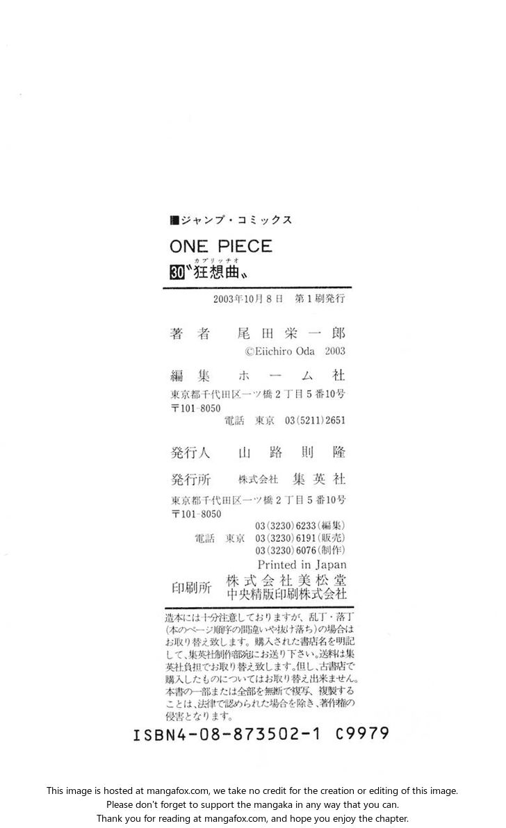 One Piece Vol.30 Chapter 285 page 25