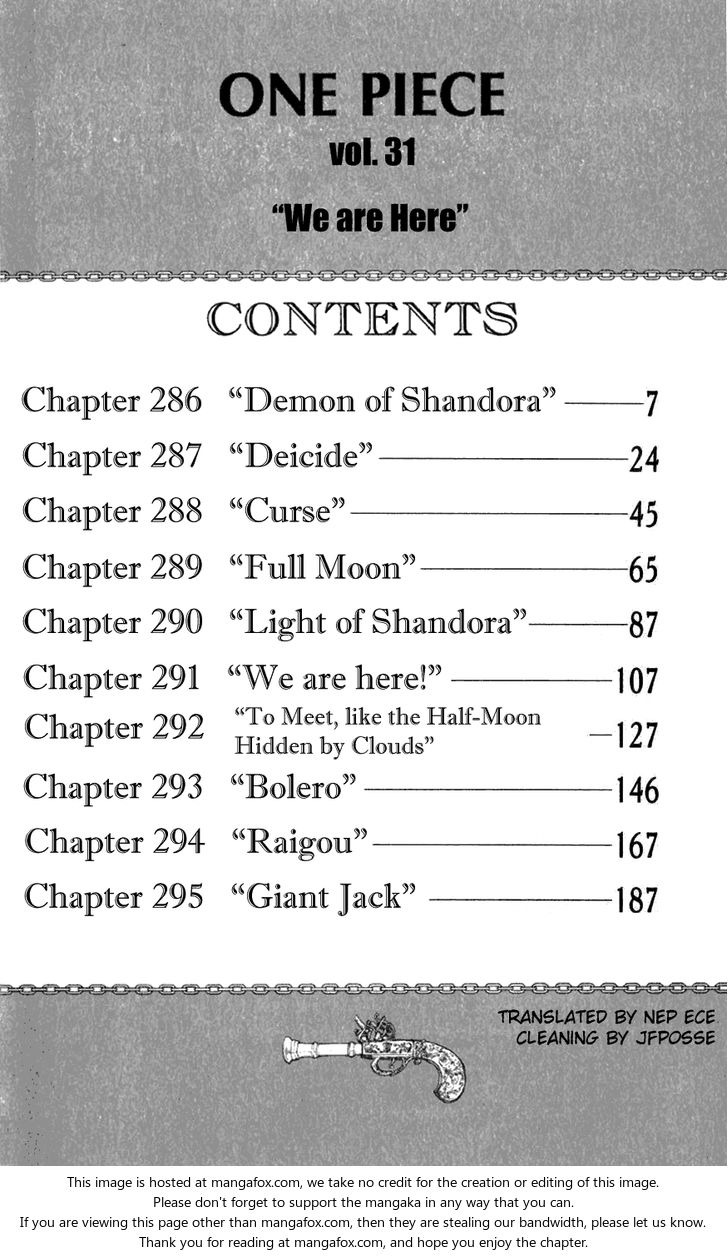 One Piece Vol.31 Chapter 286 page 6