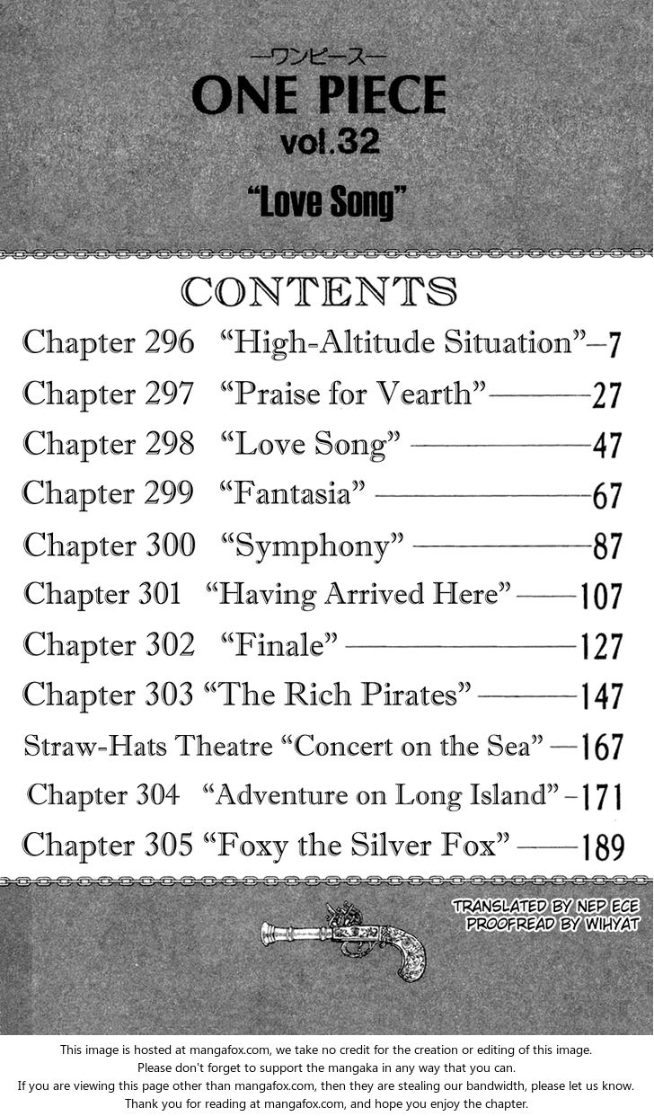 One Piece Vol.32 Chapter 296 page 7