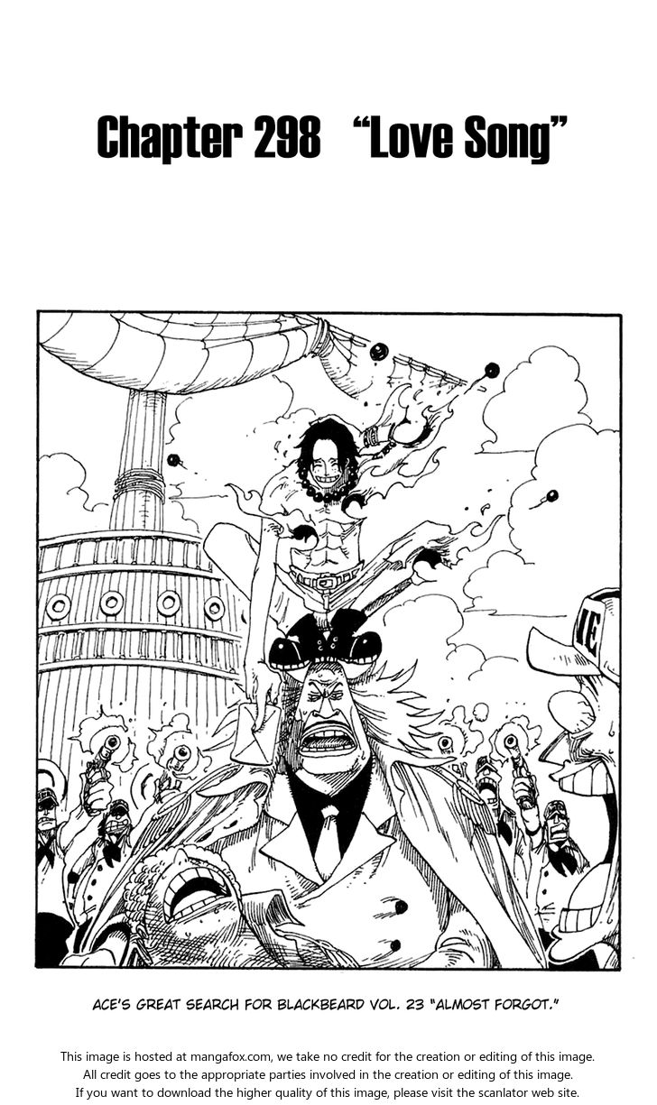 One Piece Vol.32 Chapter 298 page 1