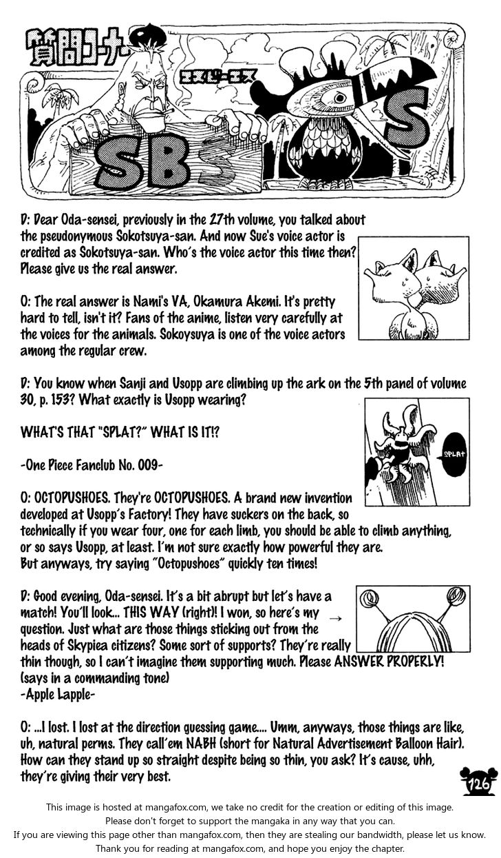 One Piece Vol.32 Chapter 301 page 20