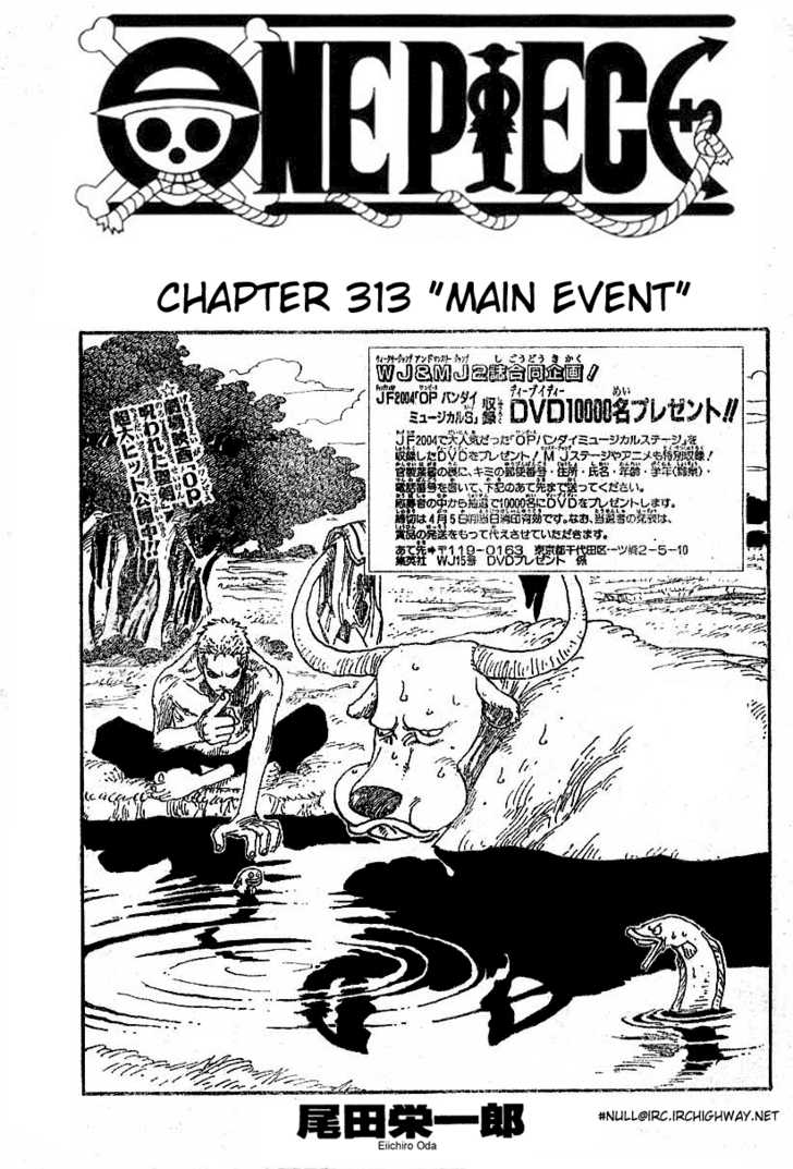 One Piece Vol.33 Chapter 313 page 1