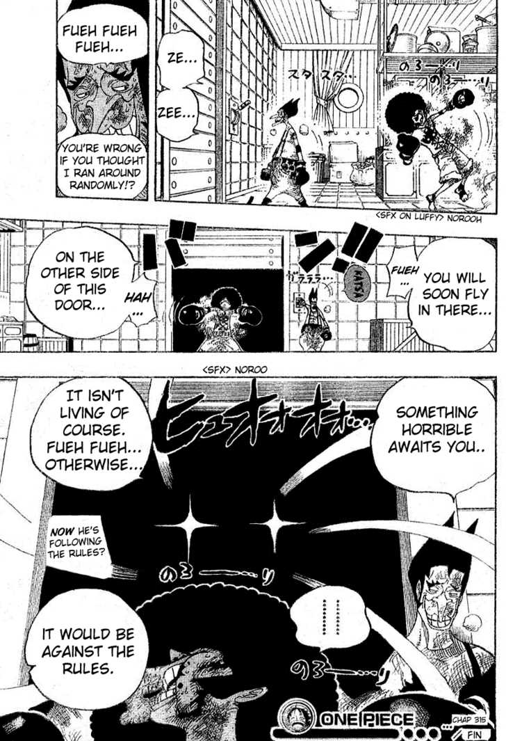 One Piece Vol.33 Chapter 315 page 19