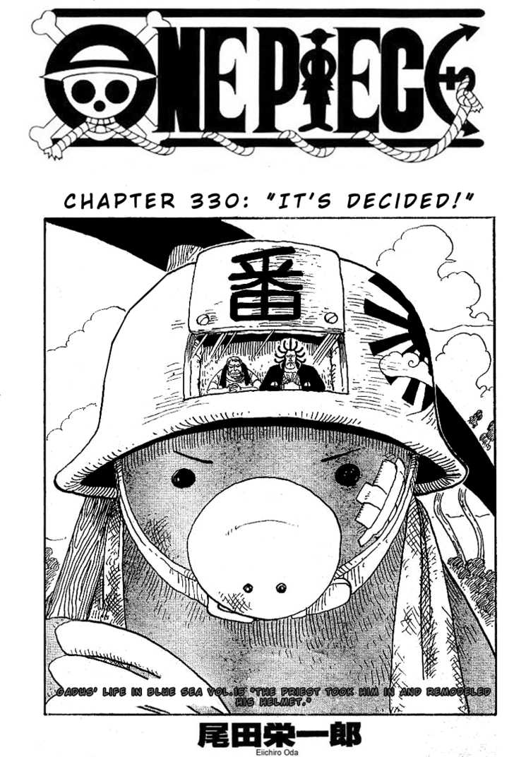 One Piece Vol.35 Chapter 330 page 1