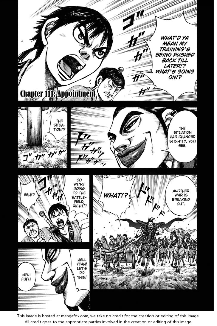 Kingdom Vol.11 Chapter 111 page 1