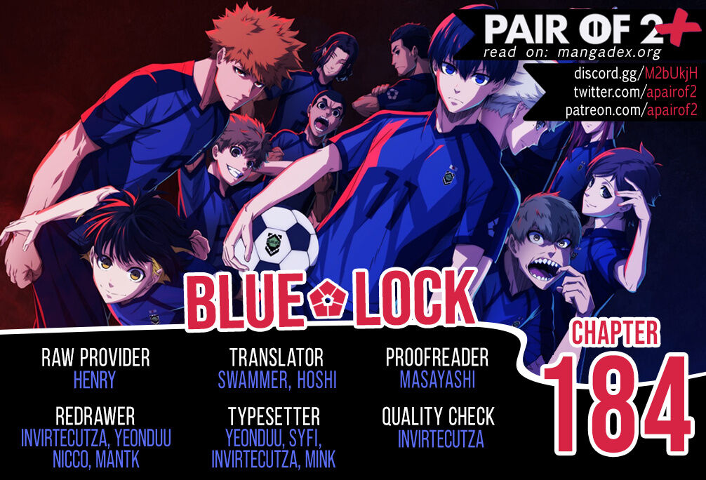Blue Lock Chapter 184 page 1