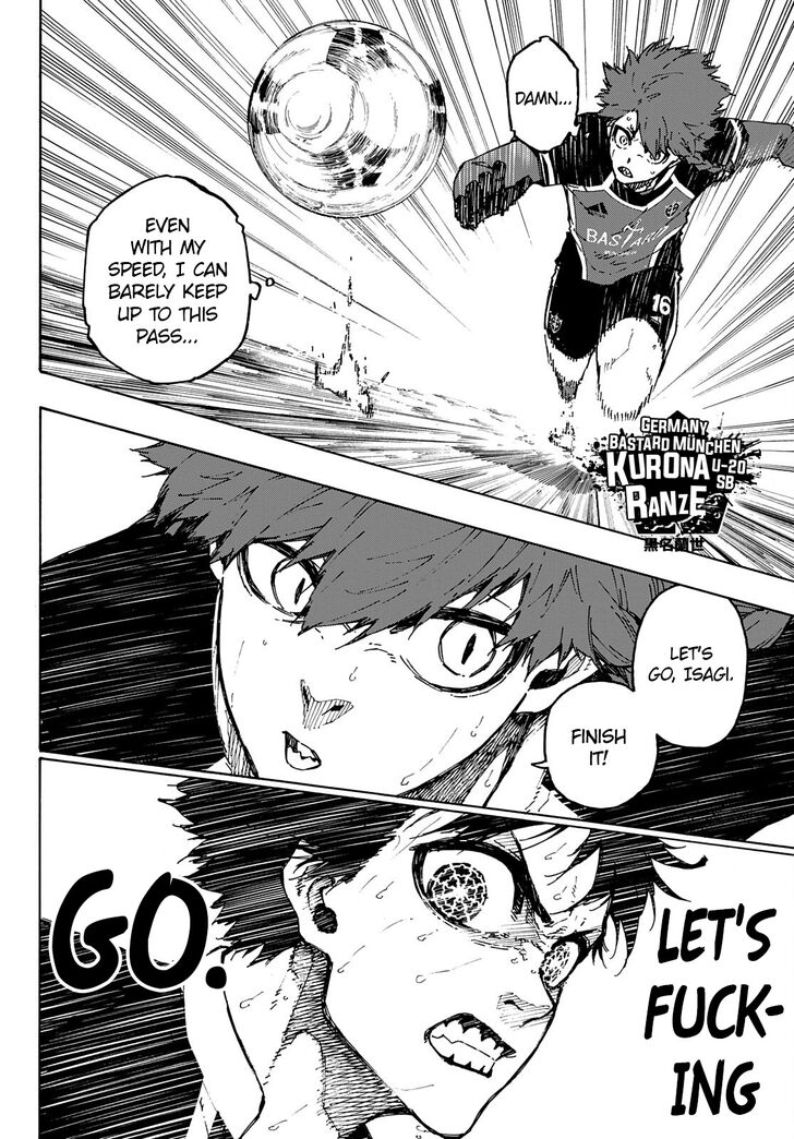 Blue Lock Chapter 185 page 4