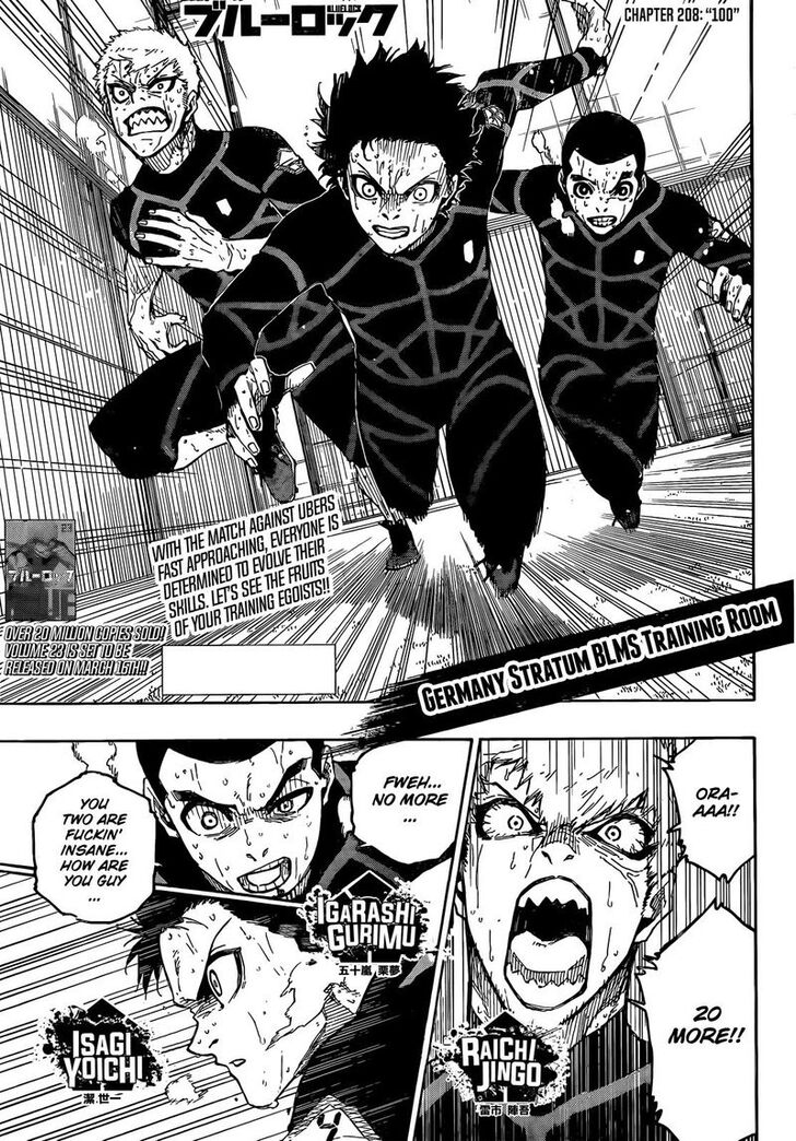 Blue Lock Chapter 208 page 2