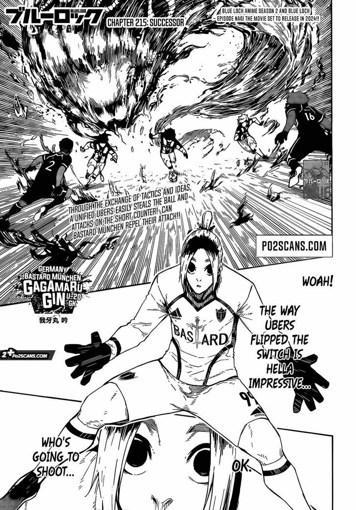 Blue Lock Chapter 215 page 4