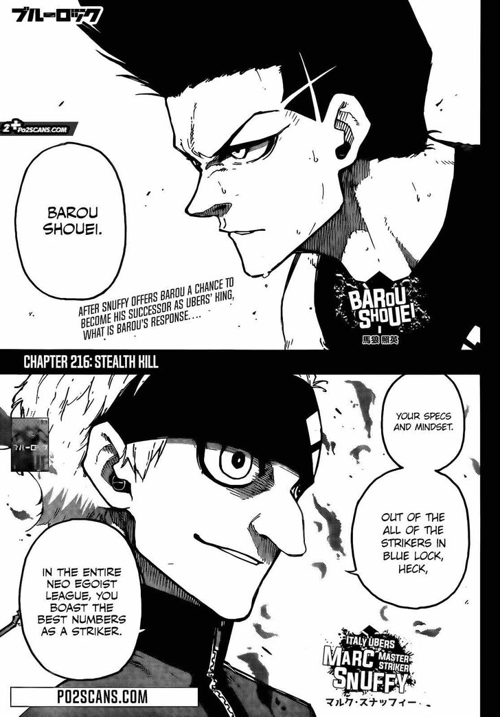 Blue Lock Chapter 216 page 3
