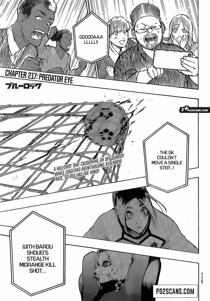 Blue Lock Chapter 217 page 2