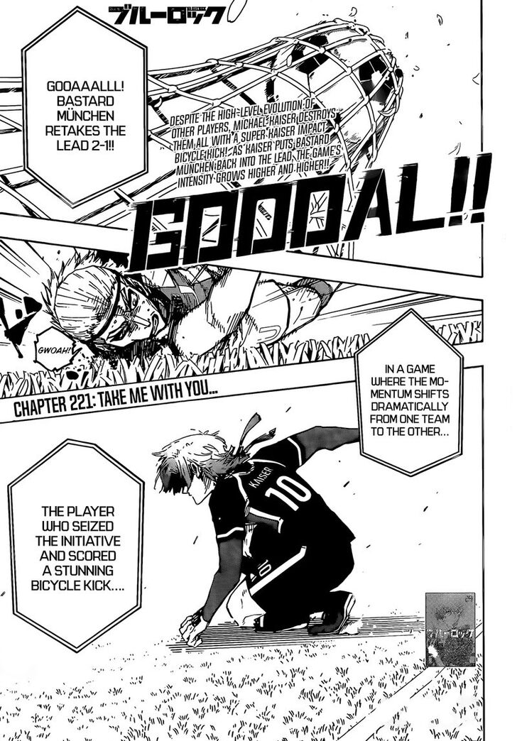 Blue Lock Chapter 221 page 2