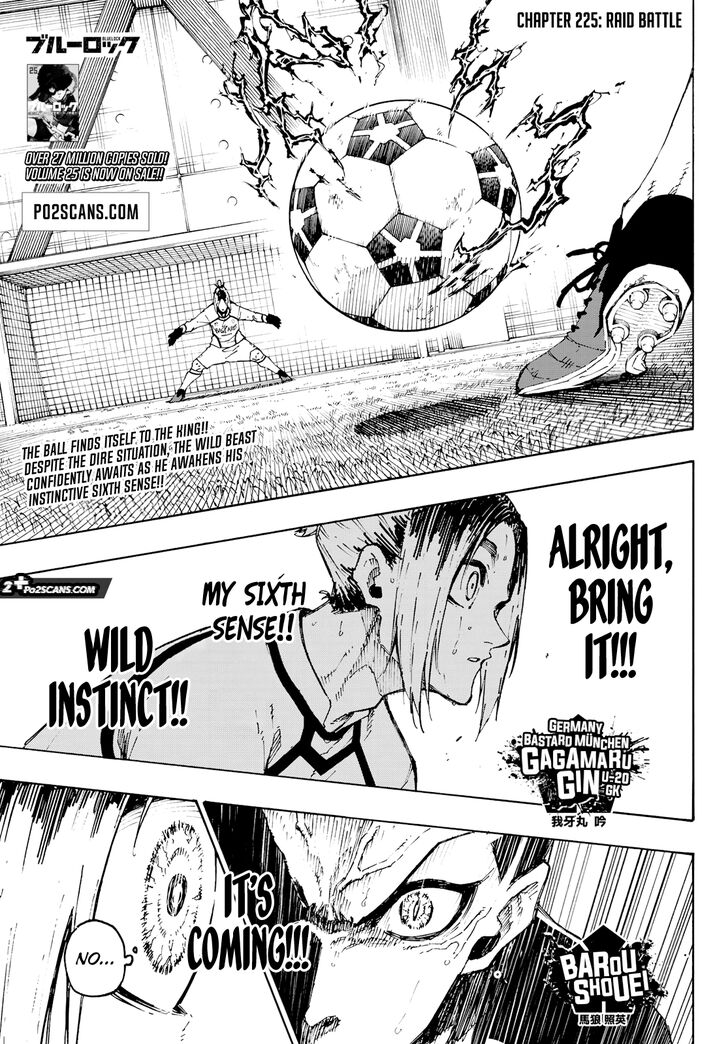 Blue Lock Chapter 225 page 2
