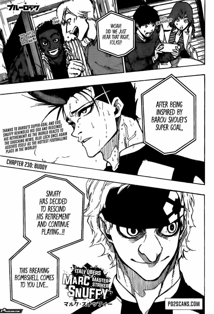 Blue Lock Chapter 230 page 2