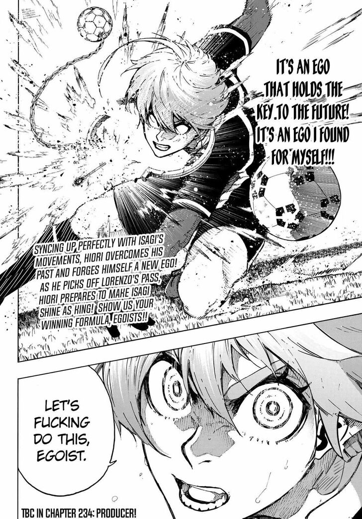 Blue Lock Chapter 233 page 19