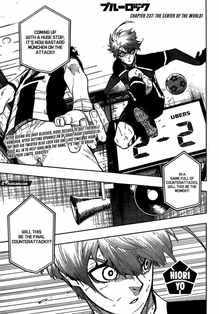 Blue Lock Chapter 237 page 1
