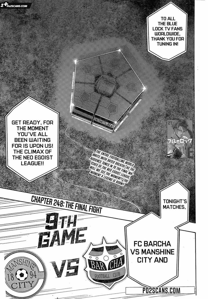 Blue Lock Chapter 248 page 2