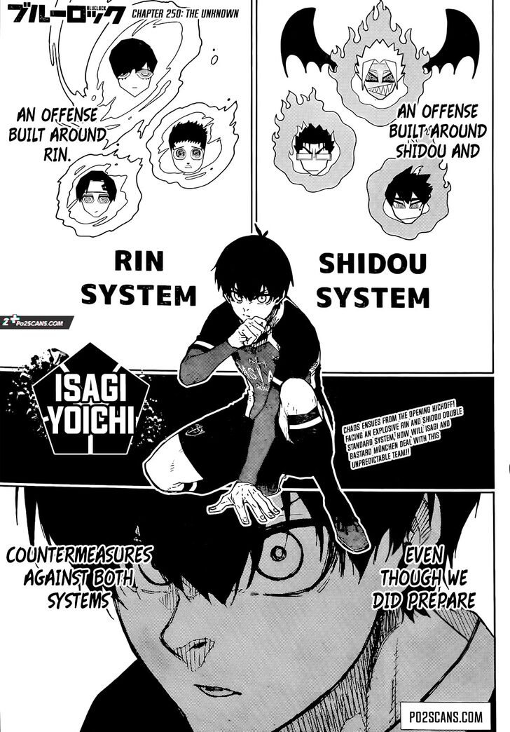 Blue Lock Chapter 250 page 2