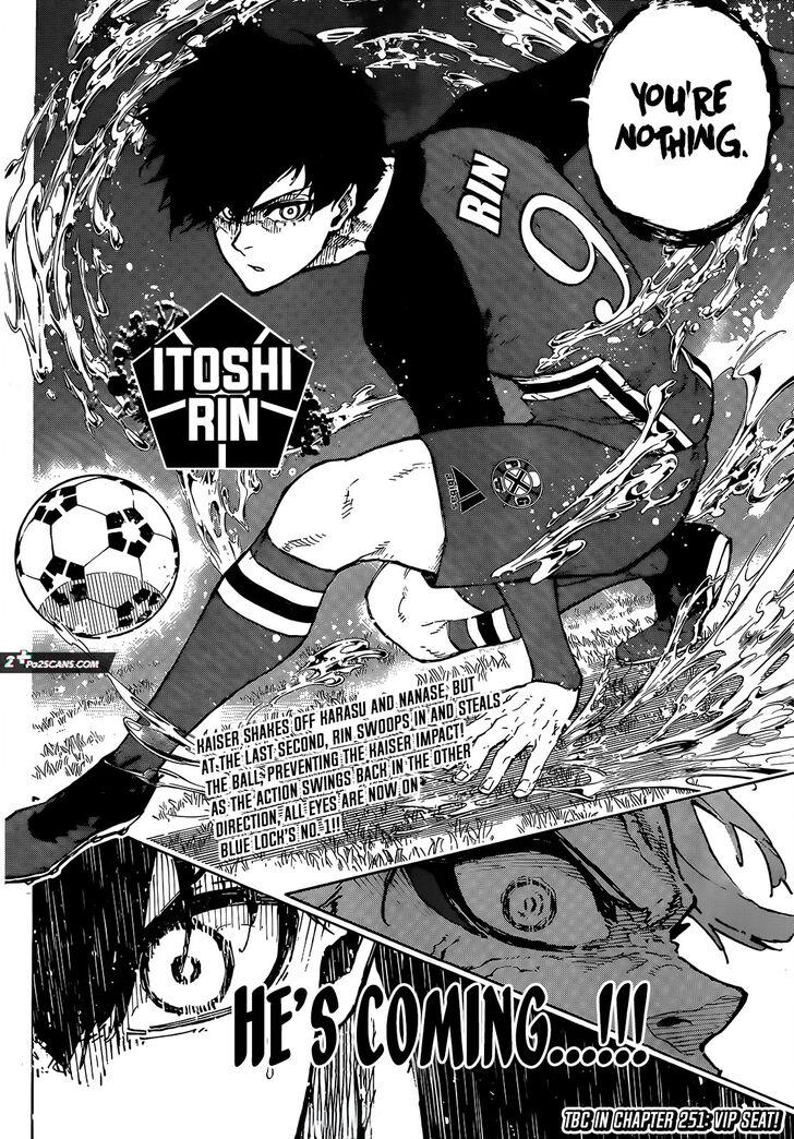 Blue Lock Chapter 250 page 19