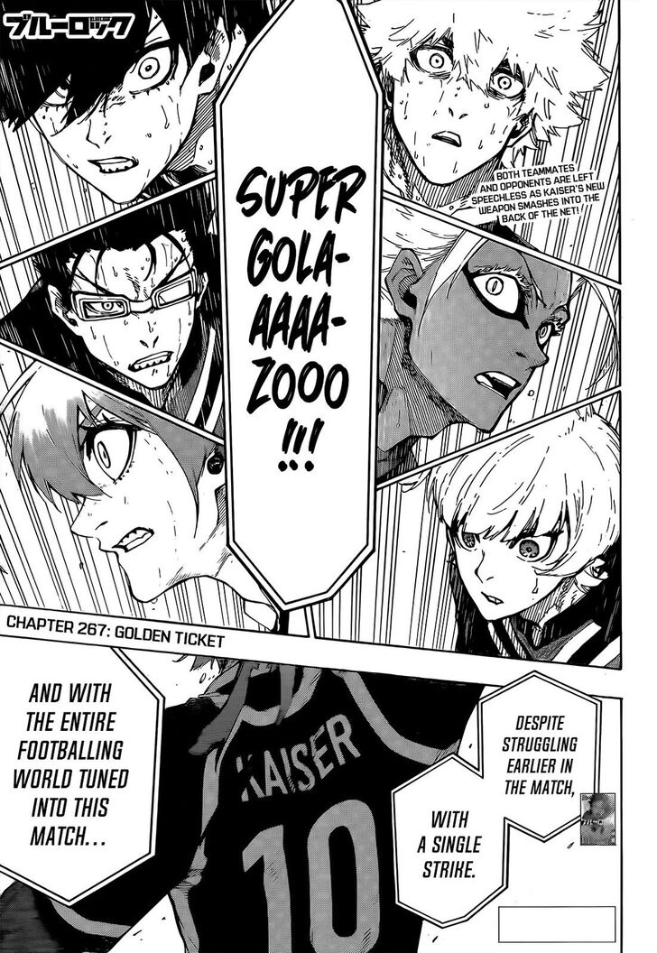 Blue Lock Chapter 267 page 1