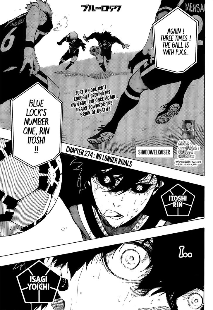 Blue Lock Chapter 274 page 2