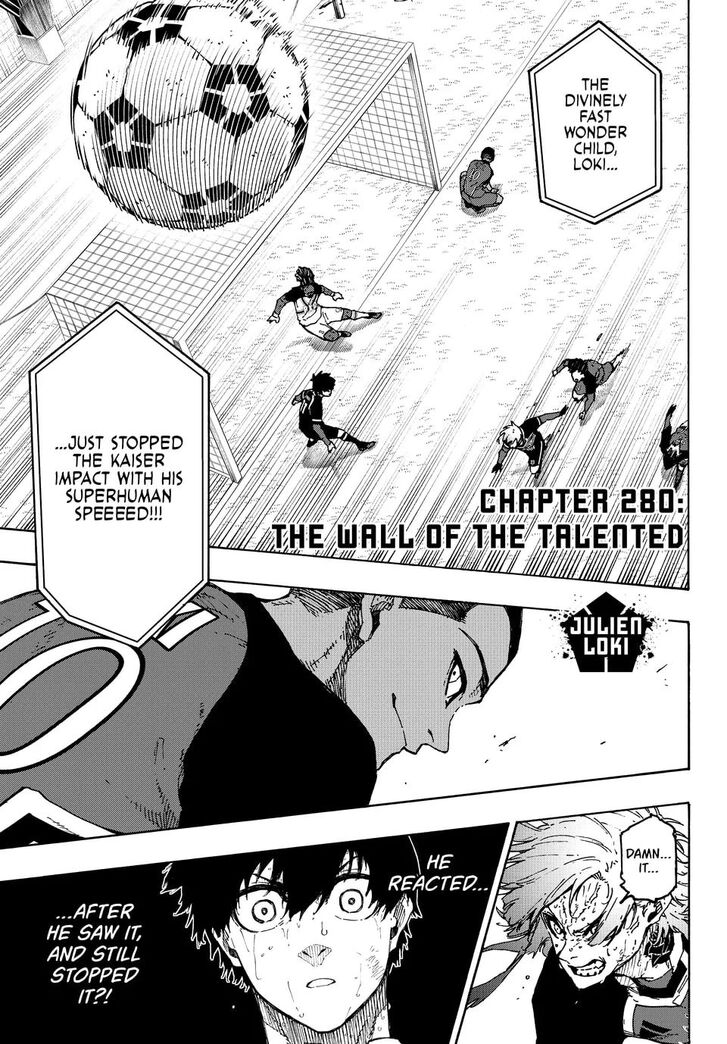 Blue Lock Chapter 280 page 1