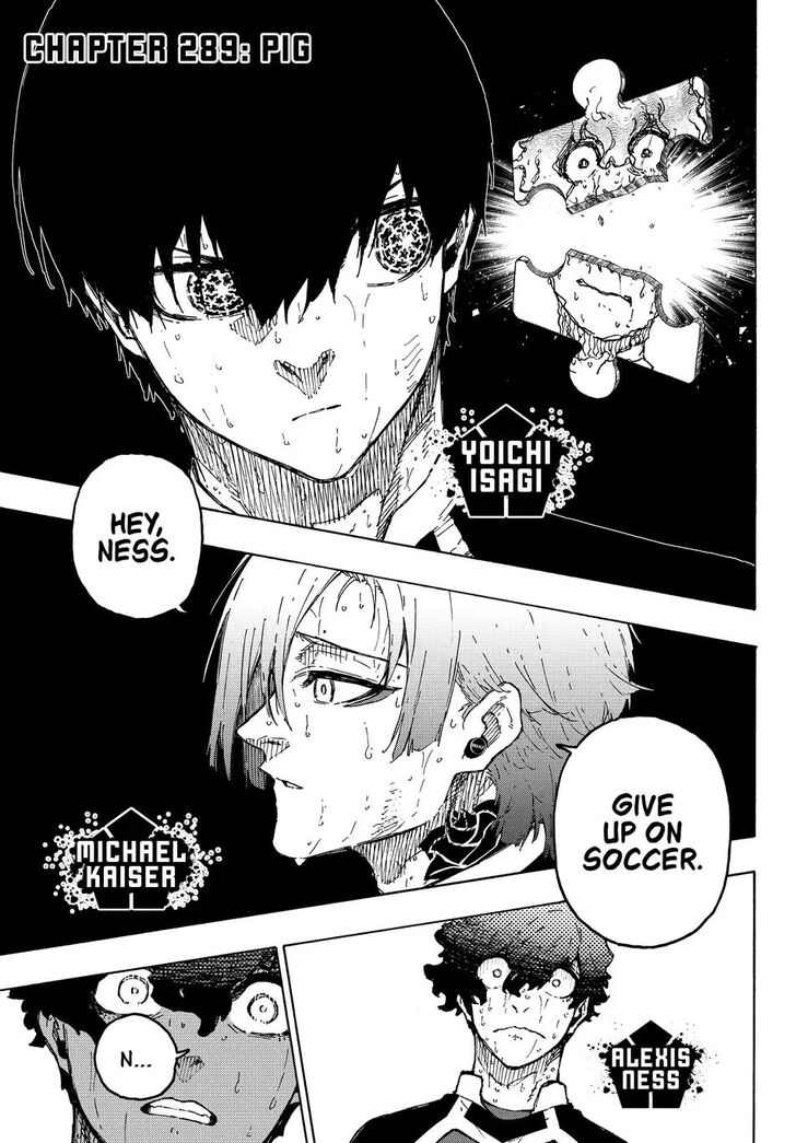 Blue Lock Chapter 289 page 1