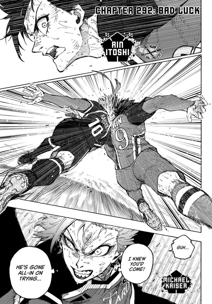 Blue Lock Chapter 292 page 1