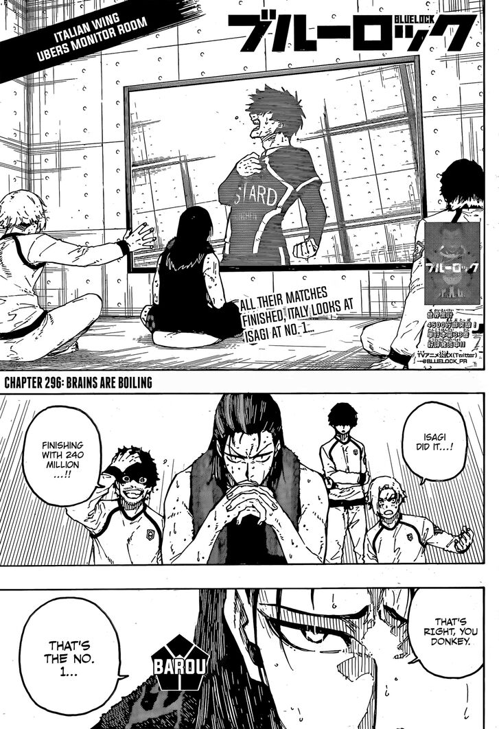 Blue Lock Chapter 296 page 2