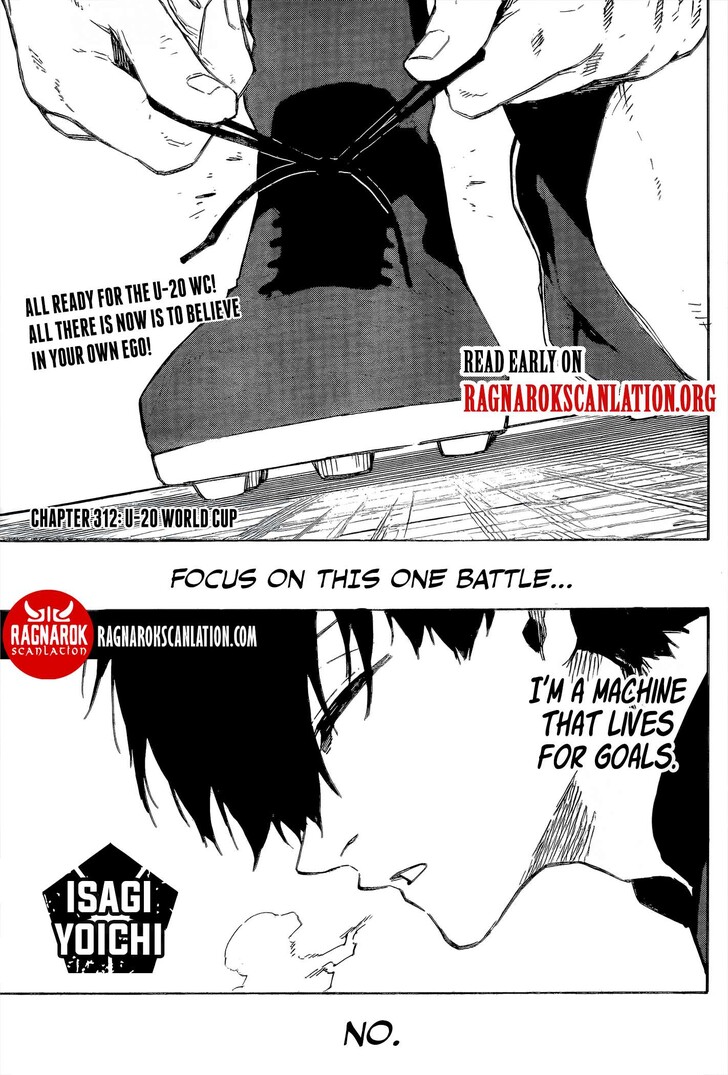 Blue Lock Chapter 312 page 1