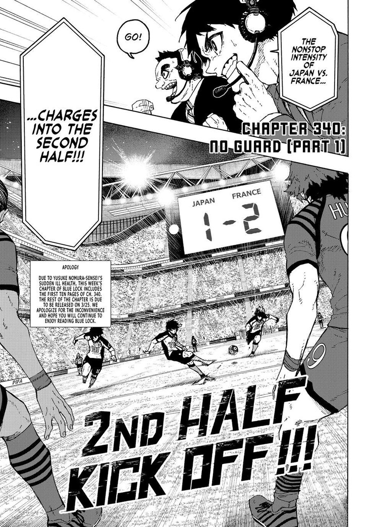 Blue Lock Chapter 340 page 2