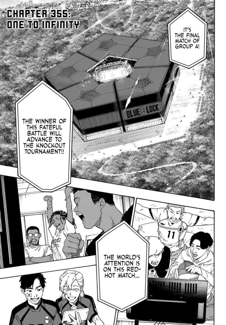 Blue Lock Chapter 355 page 1