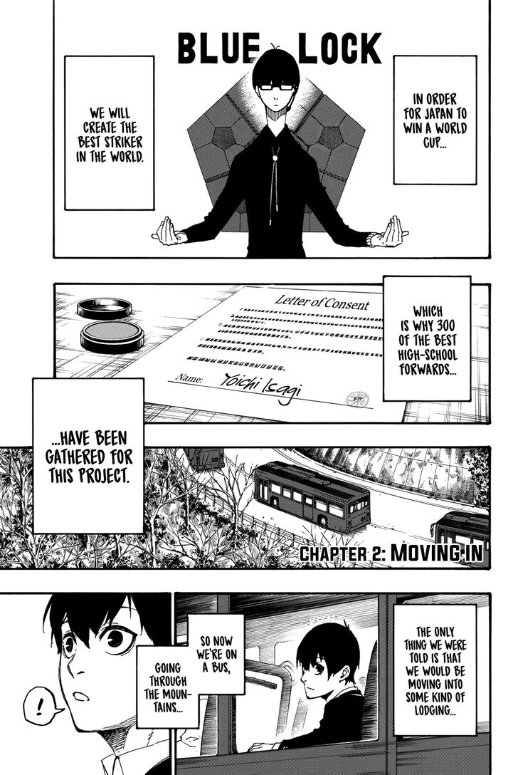 Blue Lock Vol.01 Chapter 002 page 1