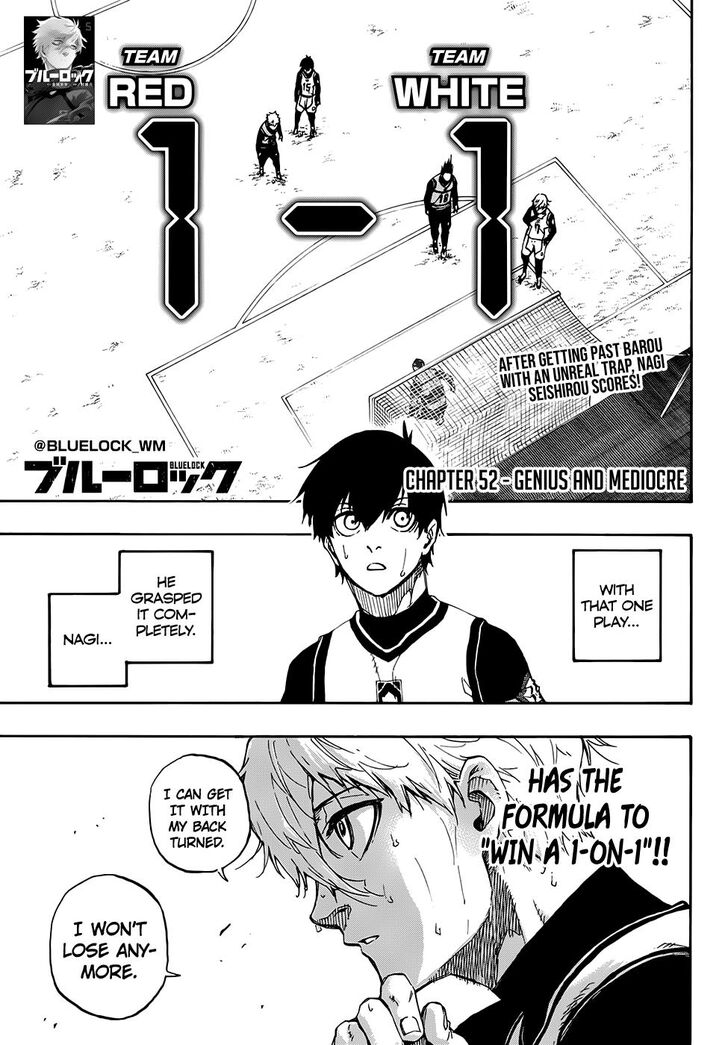 Blue Lock Vol.07 Chapter 052 page 1