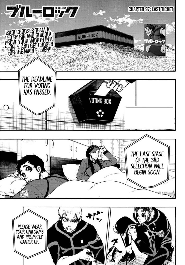 Blue Lock Vol.11 Chapter 097 page 1
