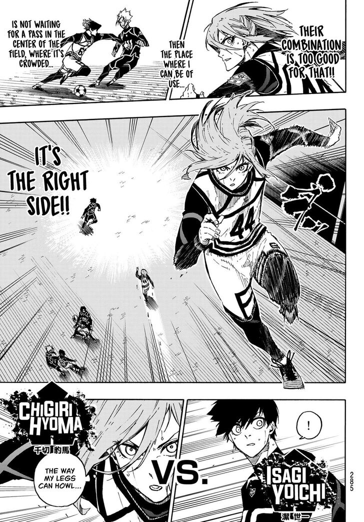 Blue Lock Vol.11 Chapter 100 page 9