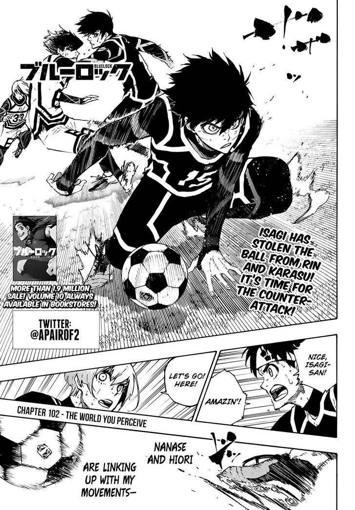 Blue Lock Vol.11 Chapter 102 page 1