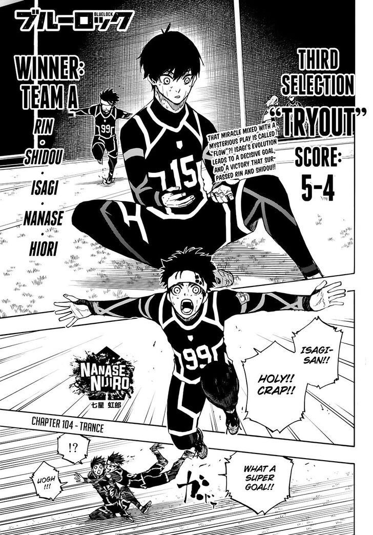 Blue Lock Vol.11 Chapter 104 page 1