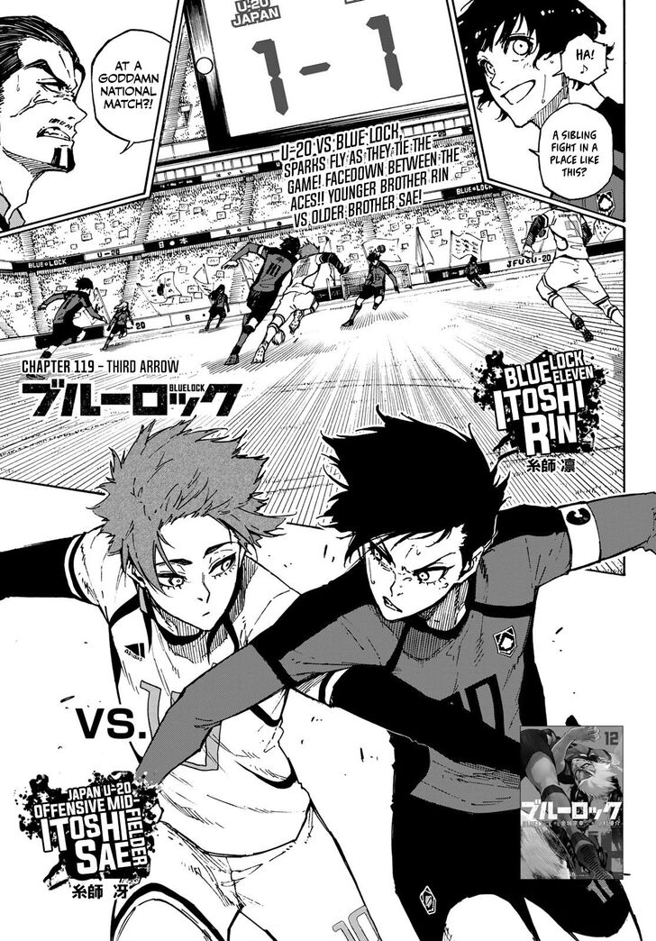 Blue Lock Vol.11 Chapter 119 page 1