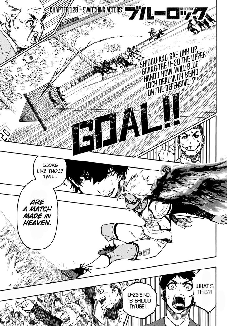 Blue Lock Vol.11 Chapter 128 page 1