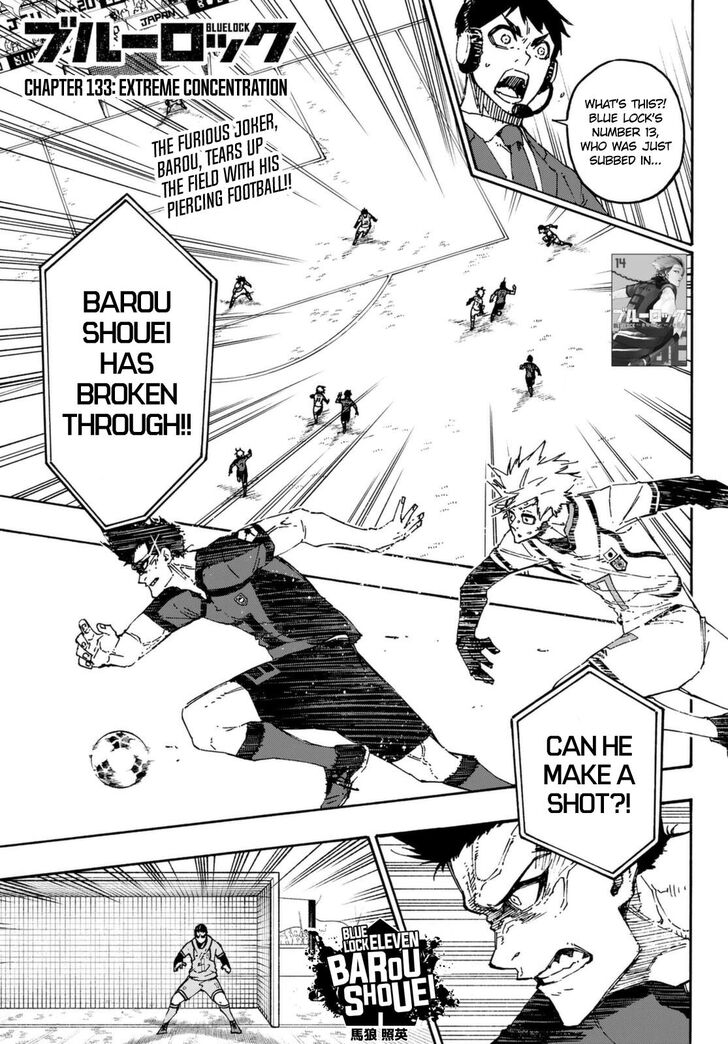 Blue Lock Vol.11 Chapter 133 page 1