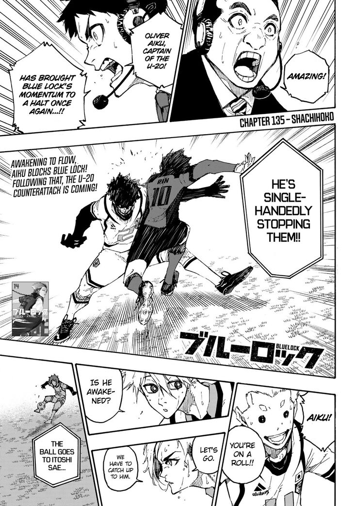 Blue Lock Vol.11 Chapter 135 page 1