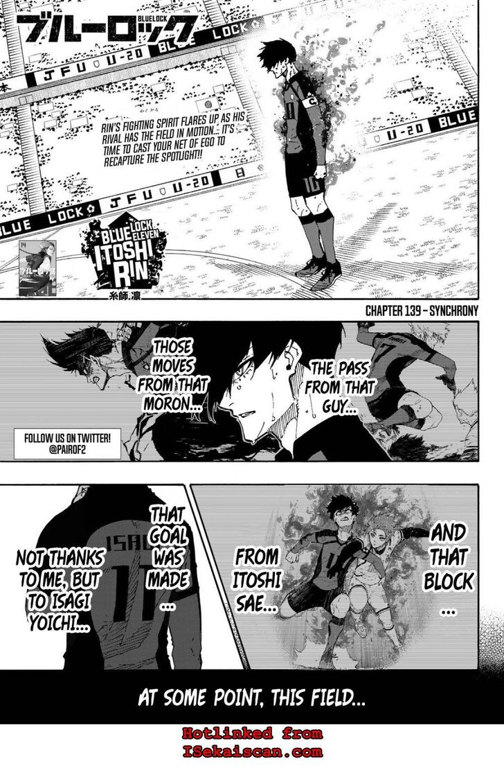 Blue Lock Vol.11 Chapter 139 page 1