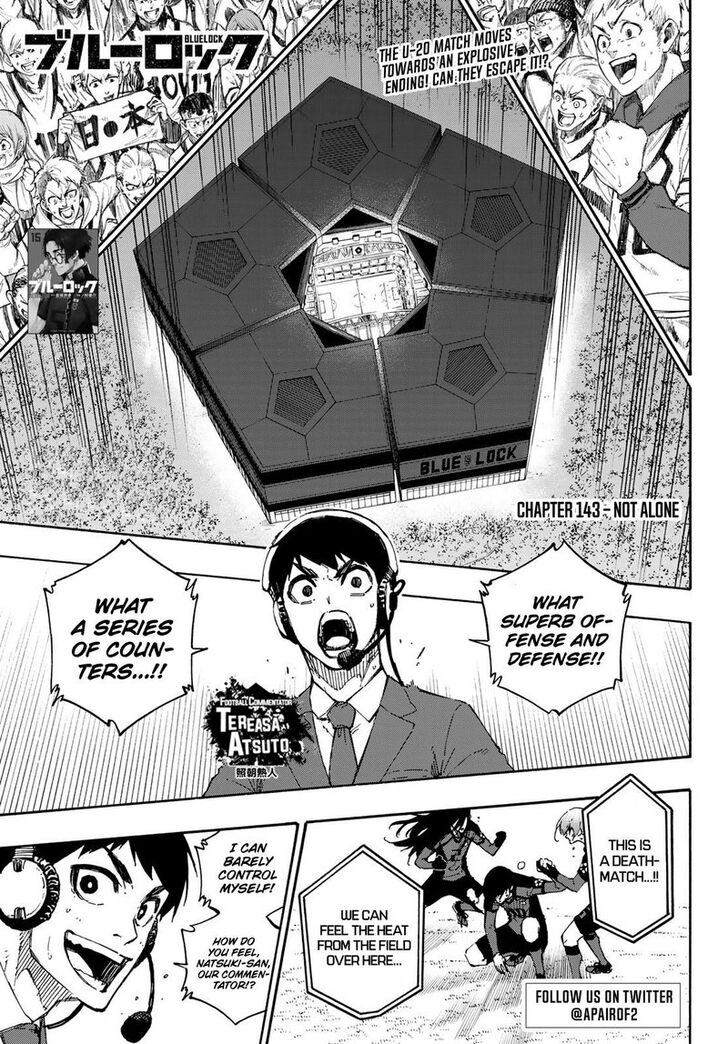 Blue Lock Vol.11 Chapter 143 page 1