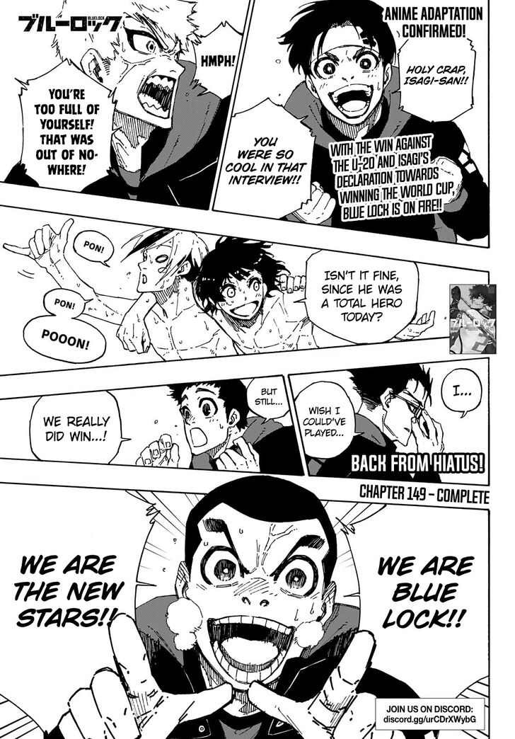 Blue Lock Vol.11 Chapter 149 page 2