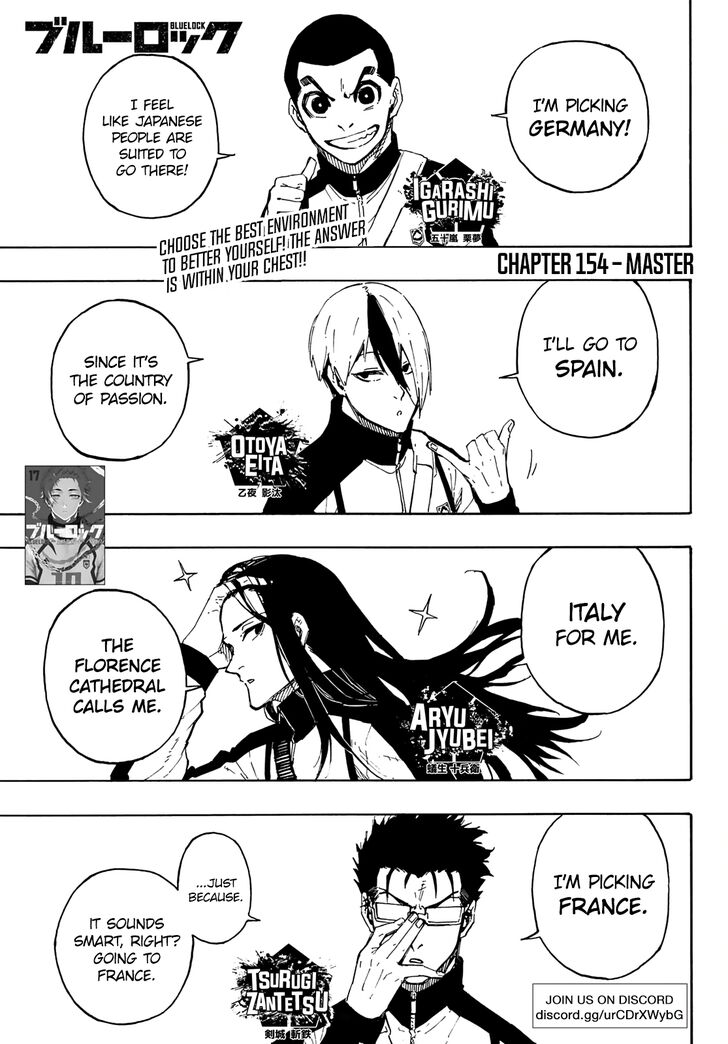 Blue Lock Vol.11 Chapter 154 page 2