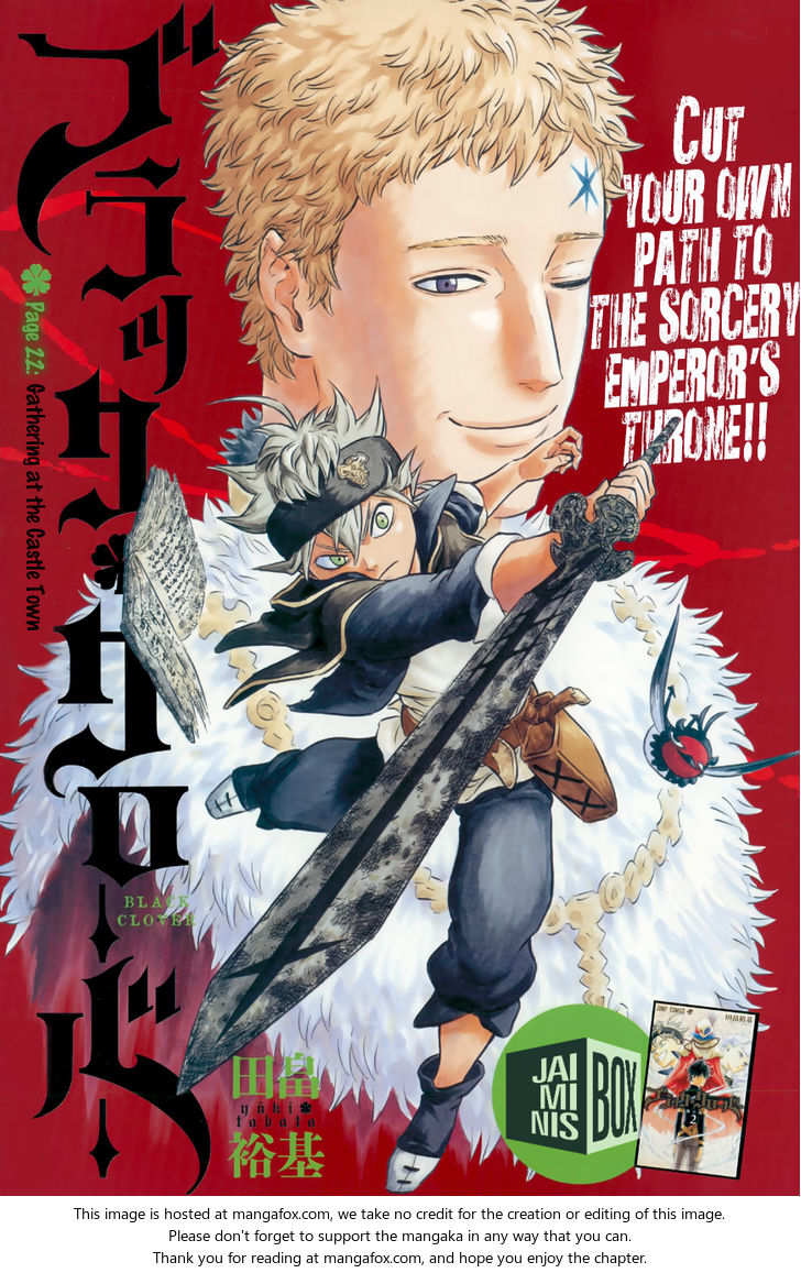 Black Clover Vol.03 Chapter 022 page 1